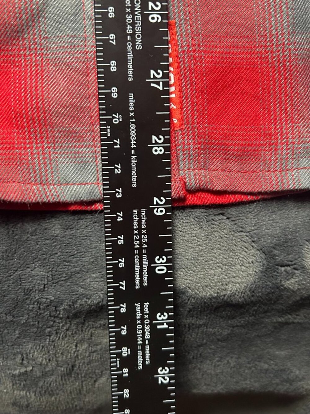 Mens Dixxon Flannel Co Lg Pulaski Flannel Shirt Long Sleeve Snap Front Red Gray - Picture 5 of 6